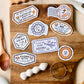 NEW! 3 Little Cat - Travel Stamps | 8pcs Sticker Pack | Stickers