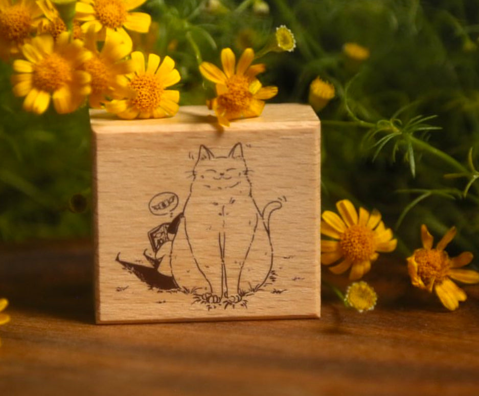 Modaizhi - Meow Butler | Rubber Stamp