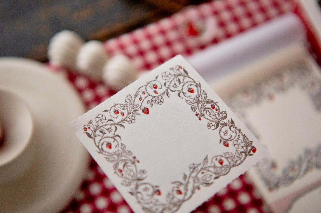 NEW! OURS -  Letterpress Book | 30 Sheets Note Pad | Ephemera Paper