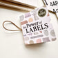 MU_lifestyle - The power of label | Page-turn | Kiss-cut | Washi Tape | Release Paper Book