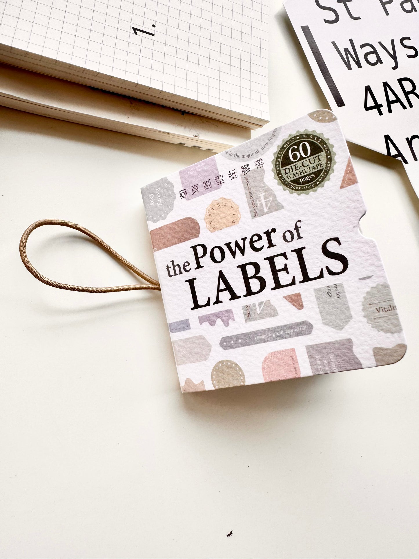 MU_lifestyle - The power of label | Page-turn | Kiss-cut | Washi Tape | Release Paper Book