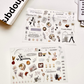 MU_lifestyle - Traveling Life | 2 Sheets | Rub On Sticker