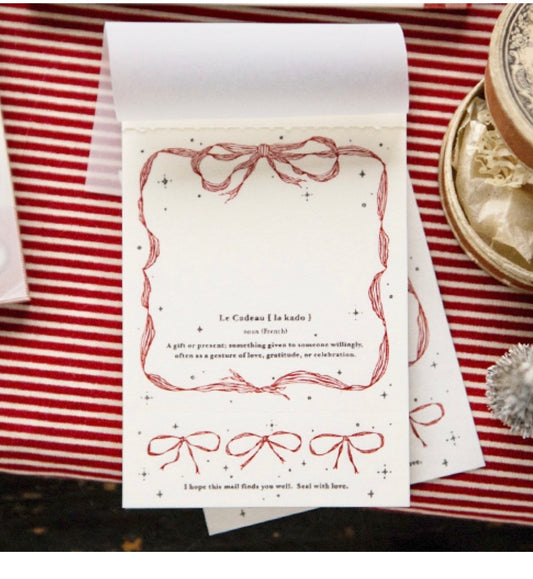 NEW! OURS -  Letterpress Book | 30 Sheets Note Pad | Ephemera Paper