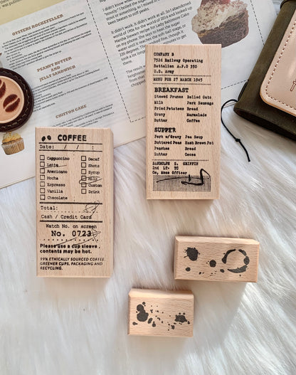 B.A.O Studio (BZ Studio) - Coffee Collection | Rubber Stamp