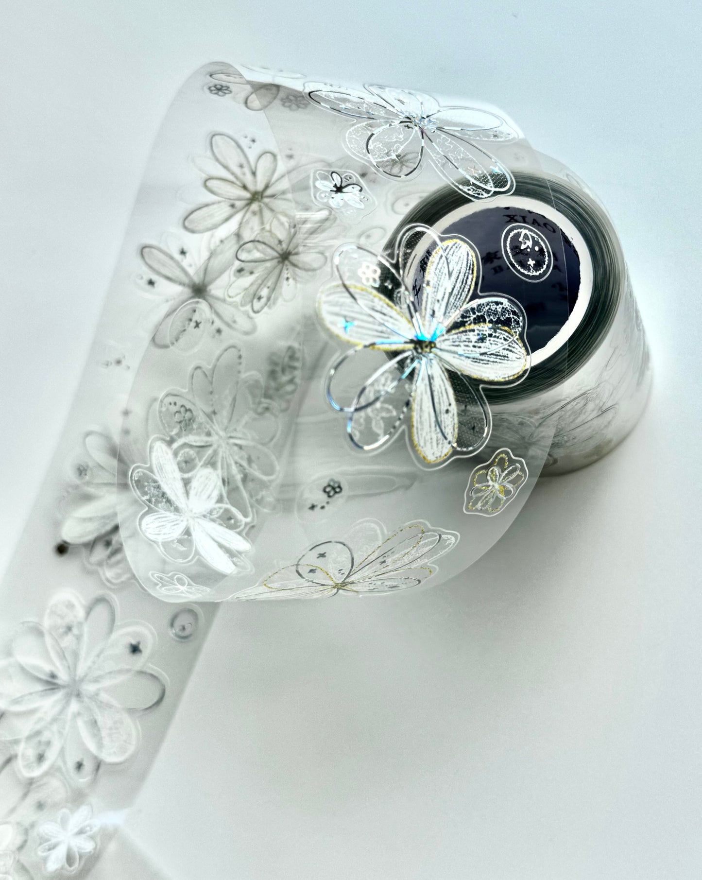 NEW! XBJia Studio - White Dream Island | Pearlescent | Kiss-cut | 4.5cm Tape | Release Paper | 6M