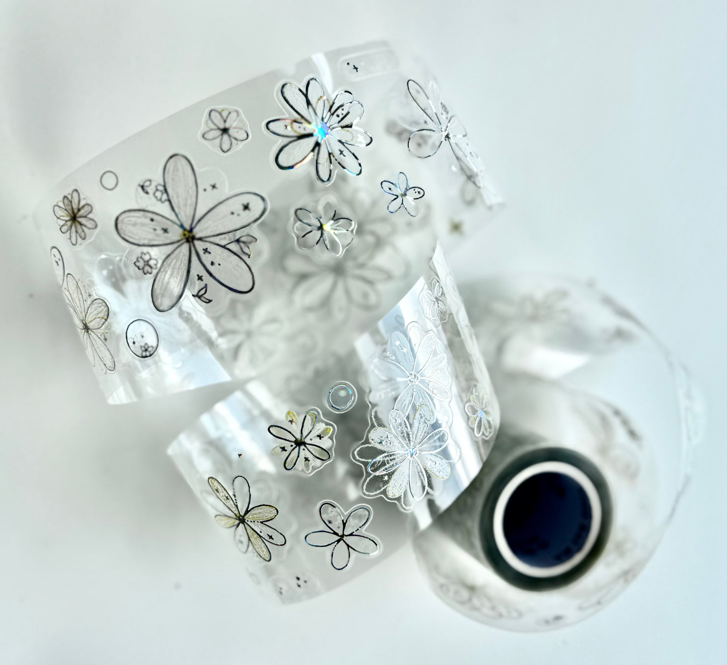 NEW! XBJia Studio - White Dream Island | Pearlescent | Kiss-cut | 4.5cm Tape | Release Paper | 6M