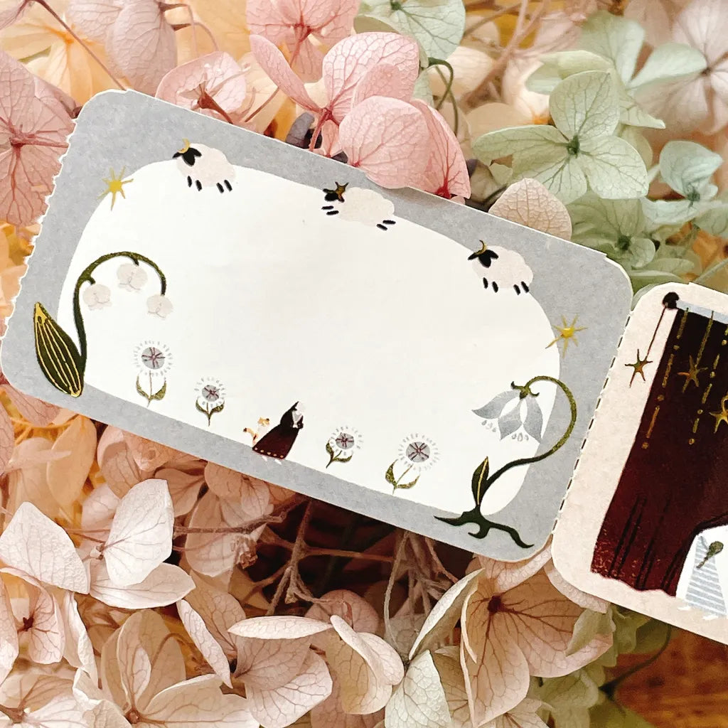 NEW! Idiot_sandwich X 63penhouse - The Ongoing Dream | Gold Foil | 3cm Memo Sticker Roll |  Release Paper | 5M