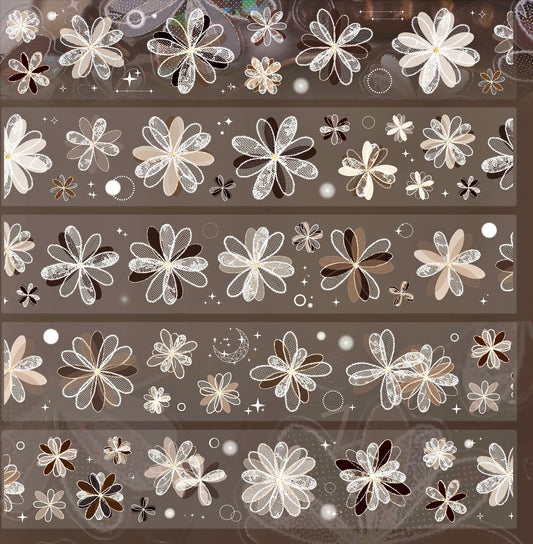XBJia Studio - Cappuccino | Pearlescent | Kiss-cut | 4.5cm Tape | Release Paper | 6M