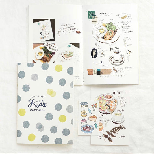 New Version Littlelu - Vol.2 | 32p A5 Sketches Booklet | Journaling Accessories