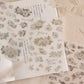New Loidesign - White Rose | 3 Sheets | Rub On Sticker