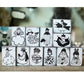 NEW! Hanen Studio X Kaia 5th Anniversary - Freckles Girl | 11pcs Rubber Stamp Set