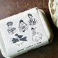 NEW! Hanen Studio X Kaia 5th Anniversary - Freckles Girl | 11pcs Rubber Stamp Set