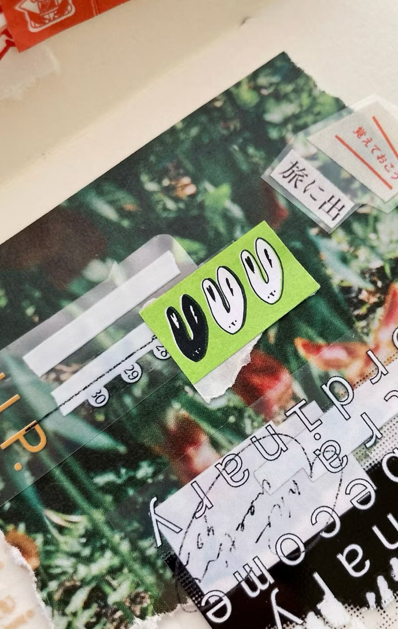NEW! Somesortof.fern - Green | Sticker Tape | Release Paper