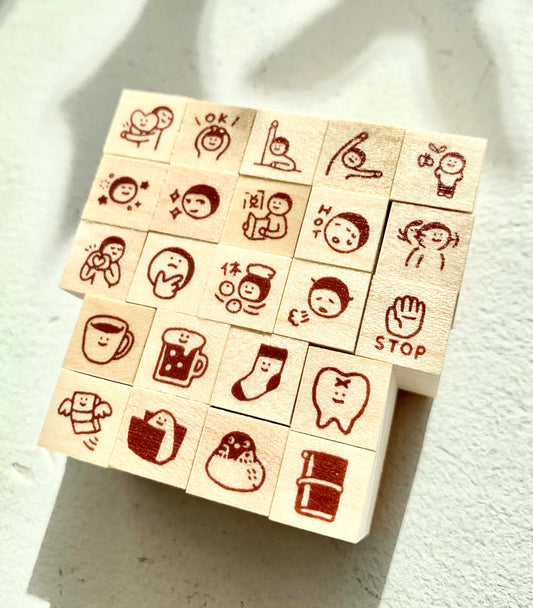 Littlelu - Mini stamp | (1cm) | Rubber Stamp