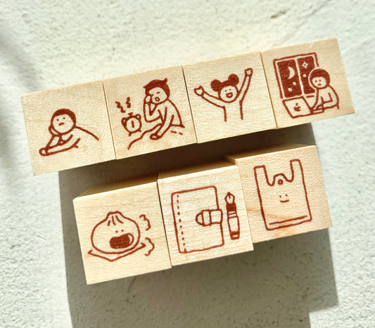 Littlelu - Mini stamp | (1.5cm) | Rubber Stamp