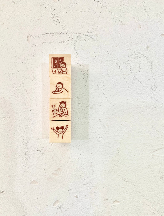 Littlelu - Mini stamp | (1.5cm) | Rubber Stamp