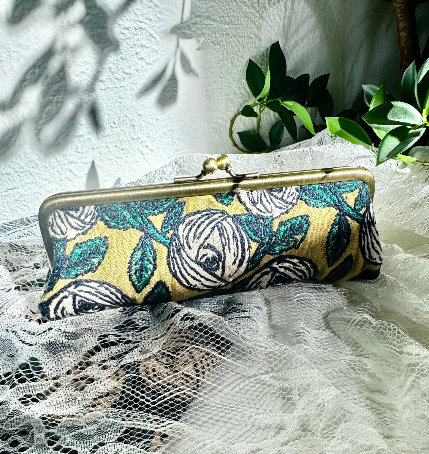 ESH Exclusive Collection - Kiss lock | Pen Case/ Glasses Case | Handmade Products | mina perhonen Fabric