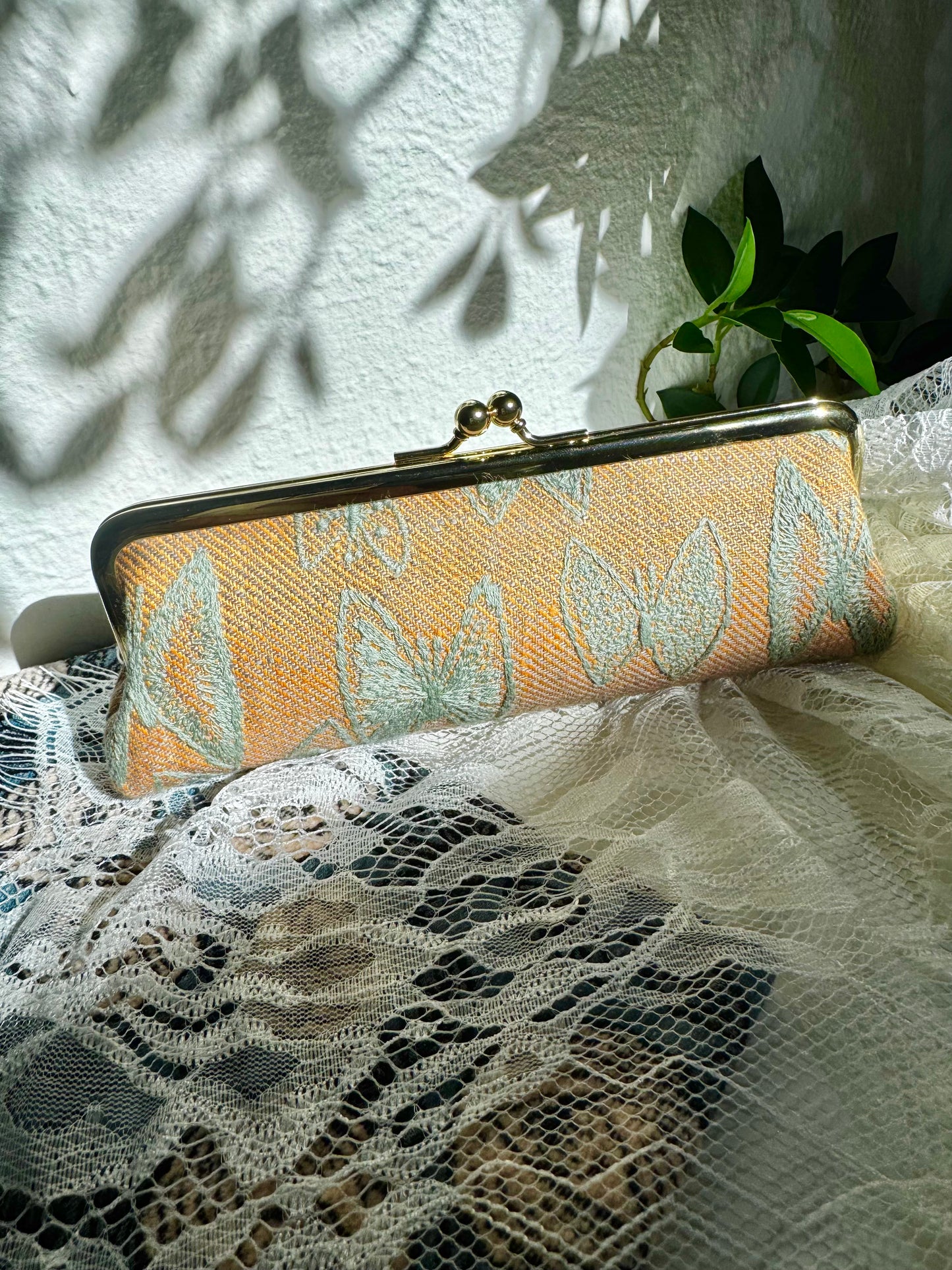 ESH Exclusive Collection - Kiss lock | Pen Case/ Glasses Case | Handmade Products | mina perhonen Fabric