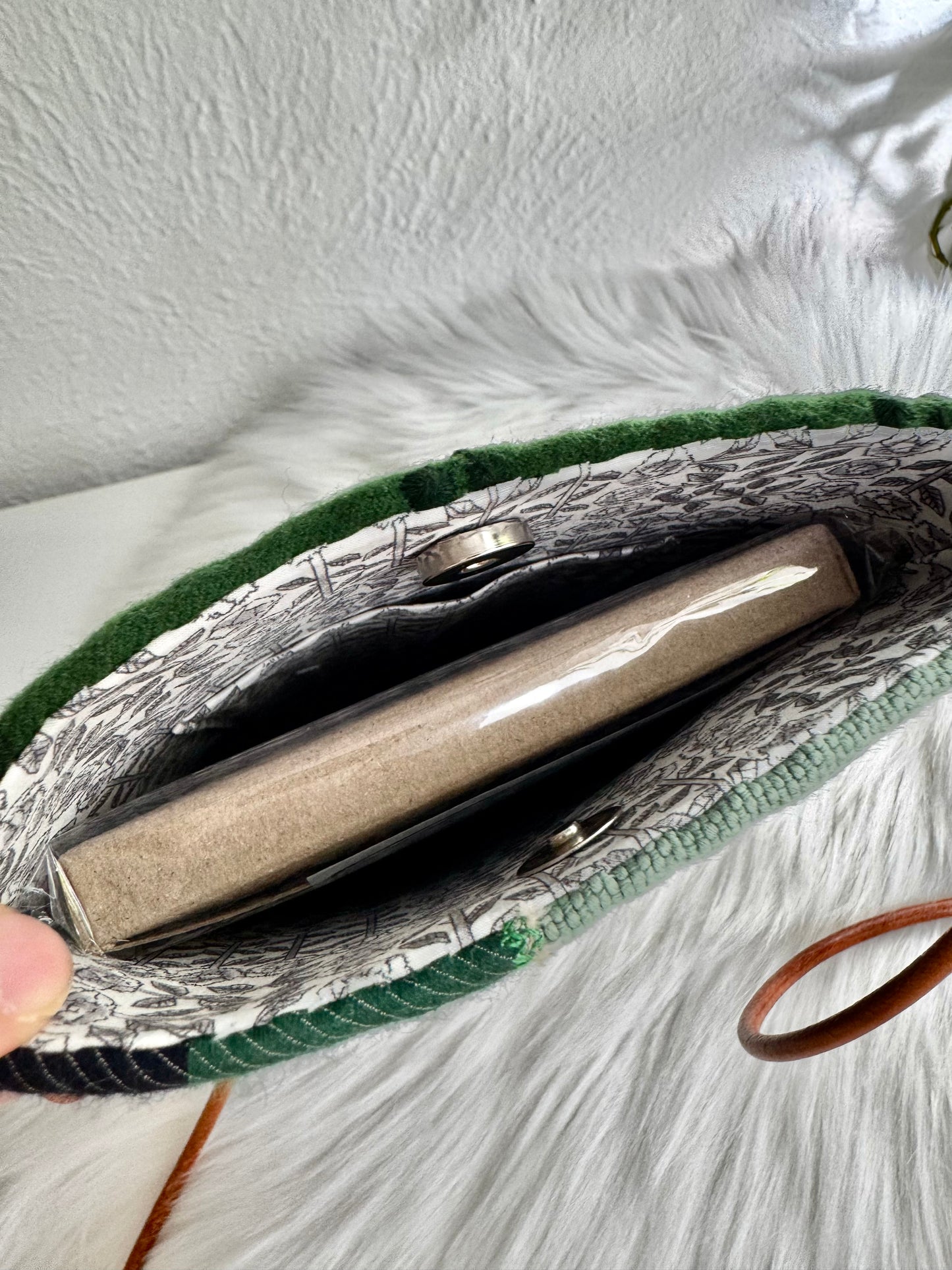 ESH Exclusive Collection - Phone Bag/ Small Crossbody Bag | Patchwork bag | Handmade Products | mina perhonen Fabric