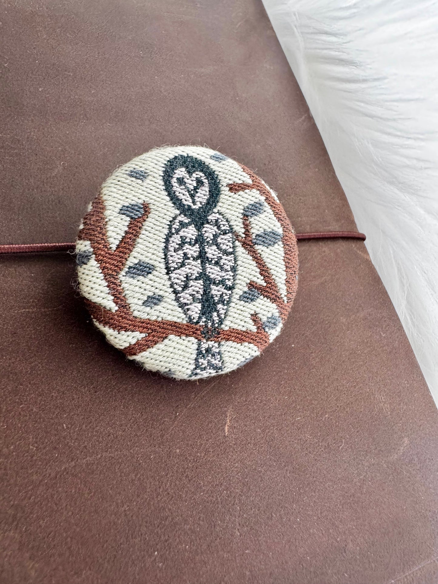 ESH Exclusive Collection - Brooch 2 | Brass Base | Handmade Products | mina perhonen Fabric