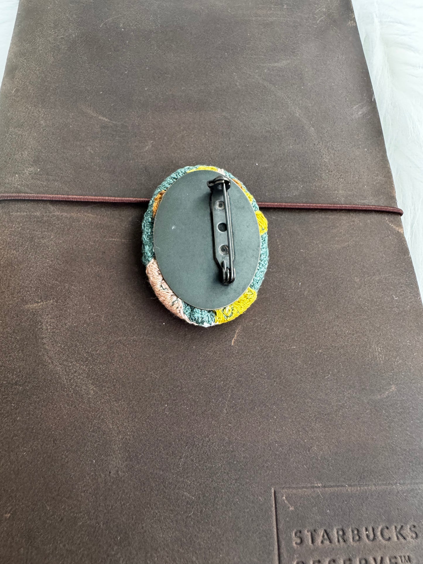 ESH Exclusive Collection - Brooch 2 | Brass Base | Handmade Products | mina perhonen Fabric