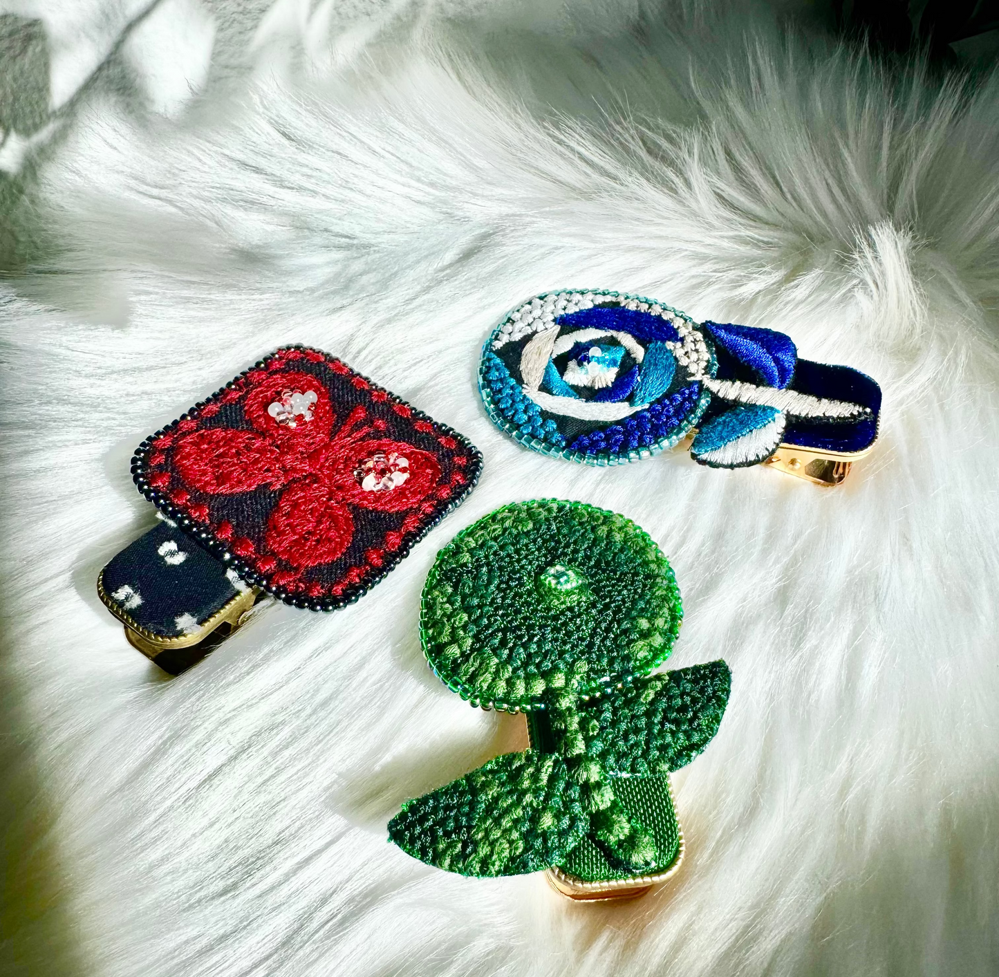 ESH Exclusive Collection - Multiple Uses Clips 2 | Handmade Products | mina perhonen Fabric