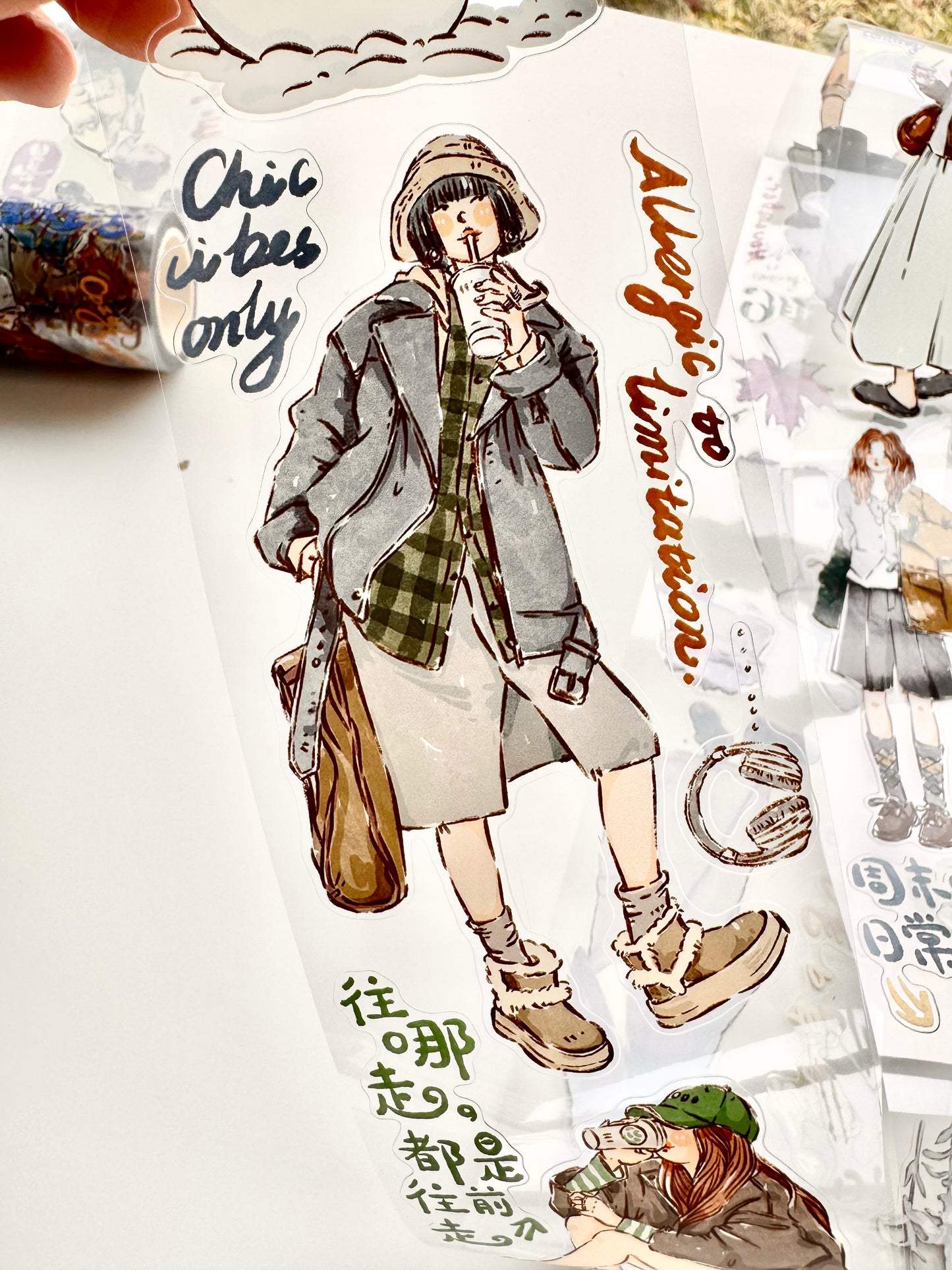 RESTOCK SOON! ZYS - A Season of Serenity | Kiss-cut | 6.5cm PET Tape |  Release Paper | 6M