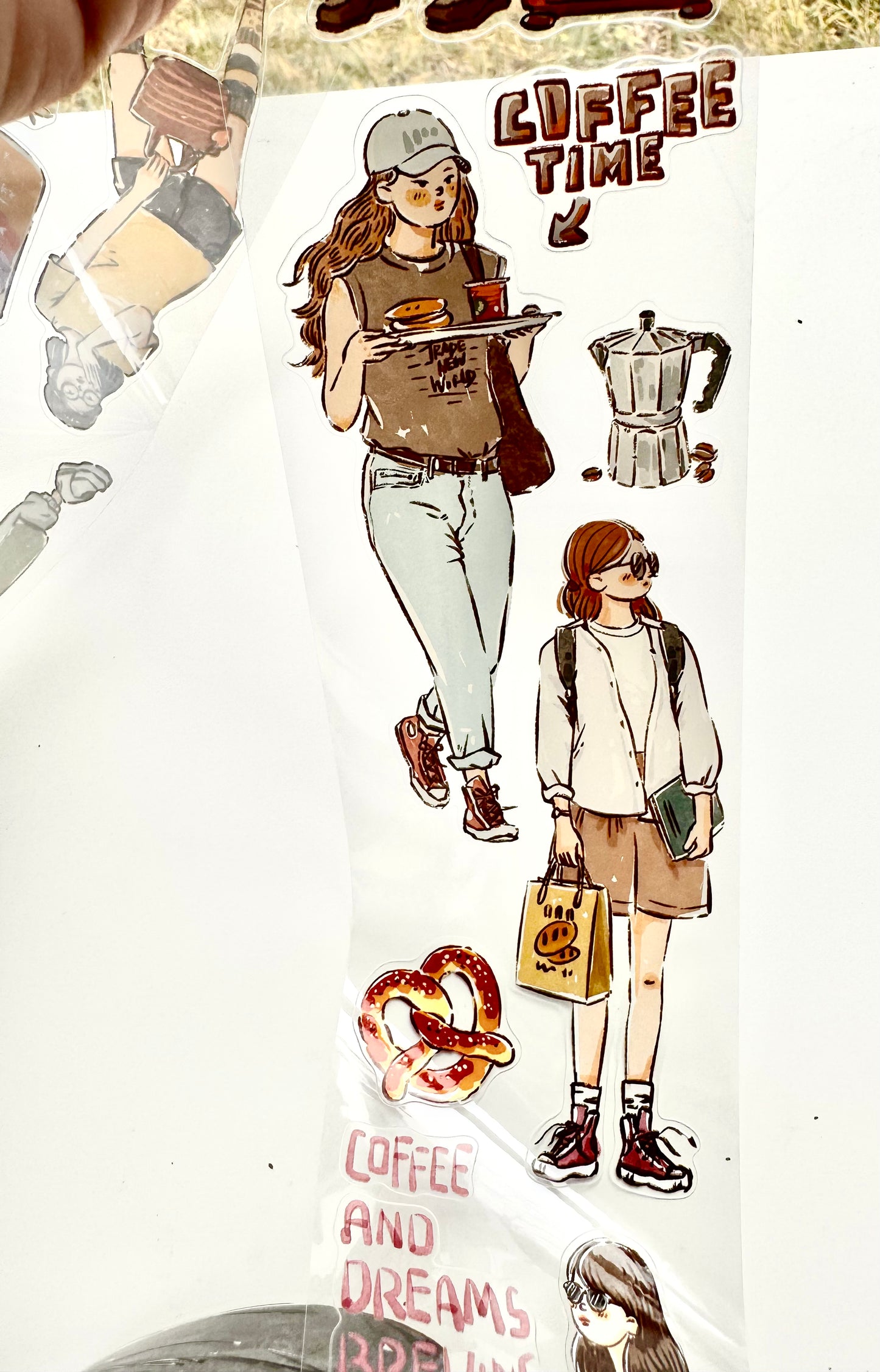 RESTOCK SOON! ZYS Studio -  Coffee Days | Kiss-cut | 6.5cm PET Tape |  Release Paper | 6M
