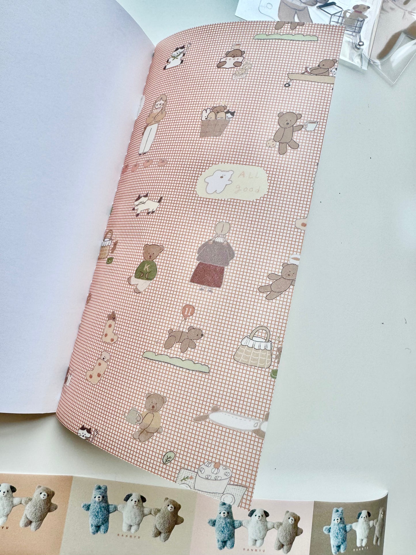 NEW! Lazy Home X Ranmyu Vol.1 | TN Refill | Standard Size | Release Paper Book | Journaling Accessories