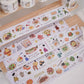 Wanle Studio (Wongyuanle) - vol.8 Yummy Food | 4cm Washi Tape |  Release Paper