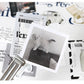 100pcs Deco Pack - Romantic Frost Snow | Magazine Style | Ephemera Paper | Sticker | Die Cut