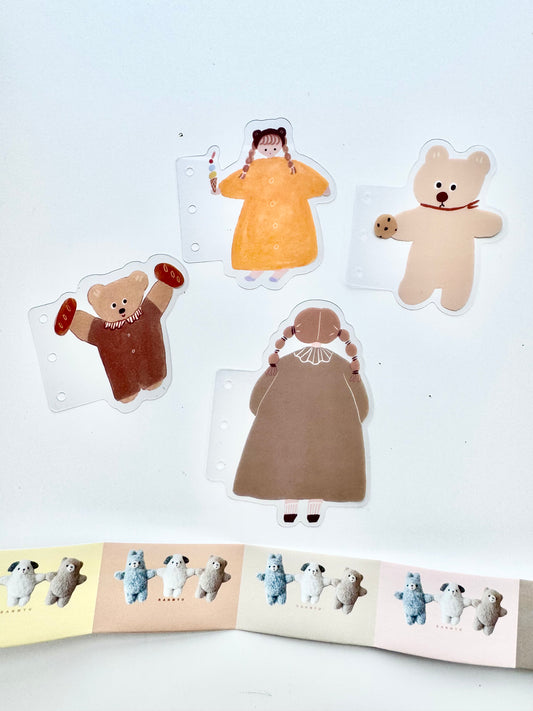 NEW! Lazy Home X Ranmyu - Vol.1 | Notebook Divider | PVC | Pre-punched | Journal Accessories