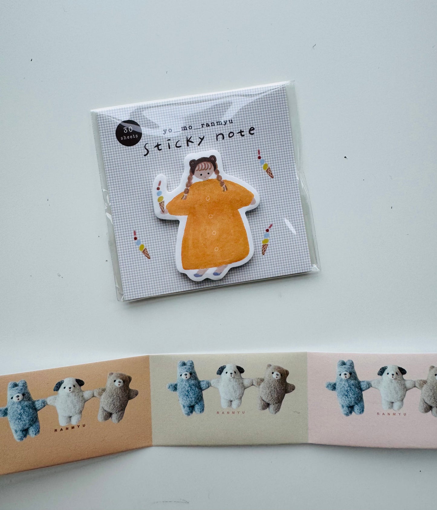 NEW! Lazy Home X Ranmyu - Sticker Note | 8 designs | Ephemera Paper