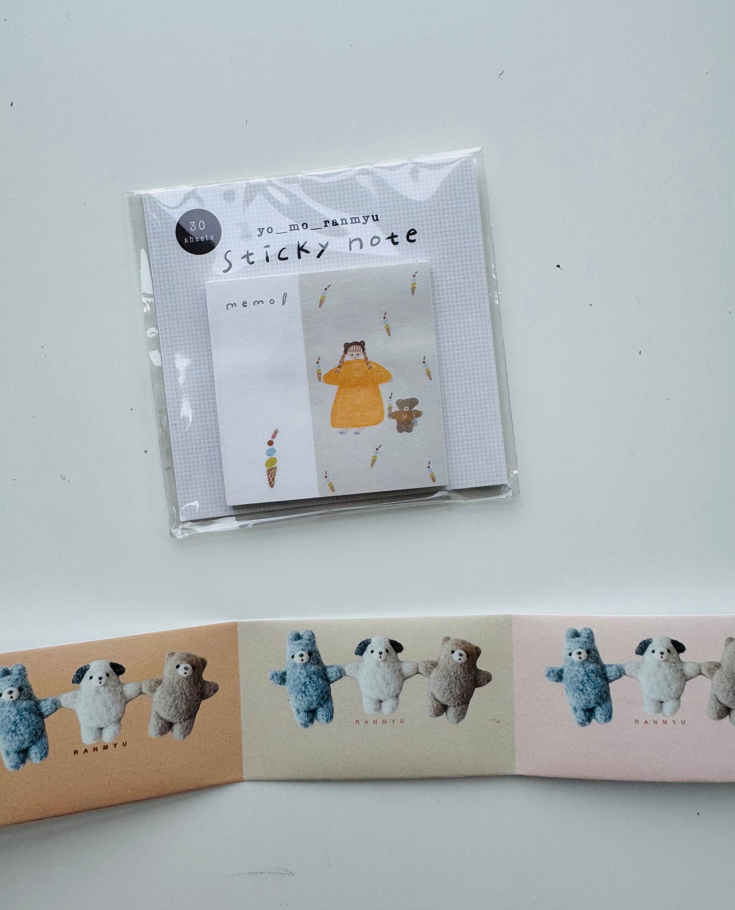 NEW! Lazy Home X Ranmyu - Sticker Note | 8 designs | Ephemera Paper