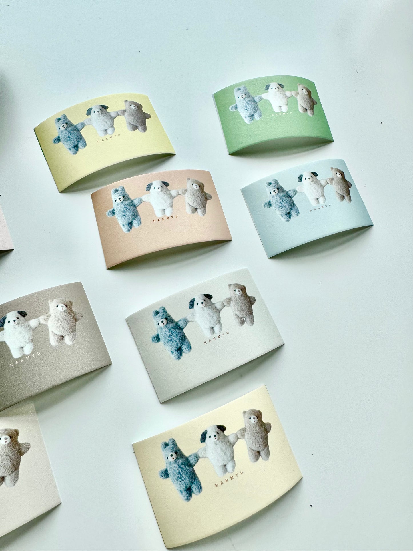 NEW! Lazy Home X Ranmyu -  | 3.8cm Memo Sticker Roll |  Die-cut | Release Paper | 4.9M