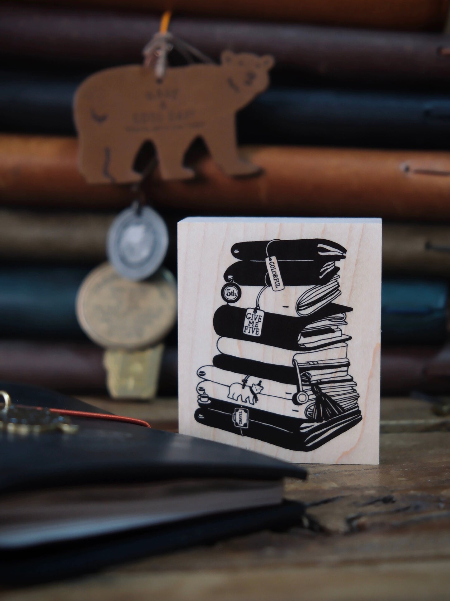 NEW! Cube Fish Vol.11 - Pile Up | Rubber Stamp | 5th Anniversary Edition