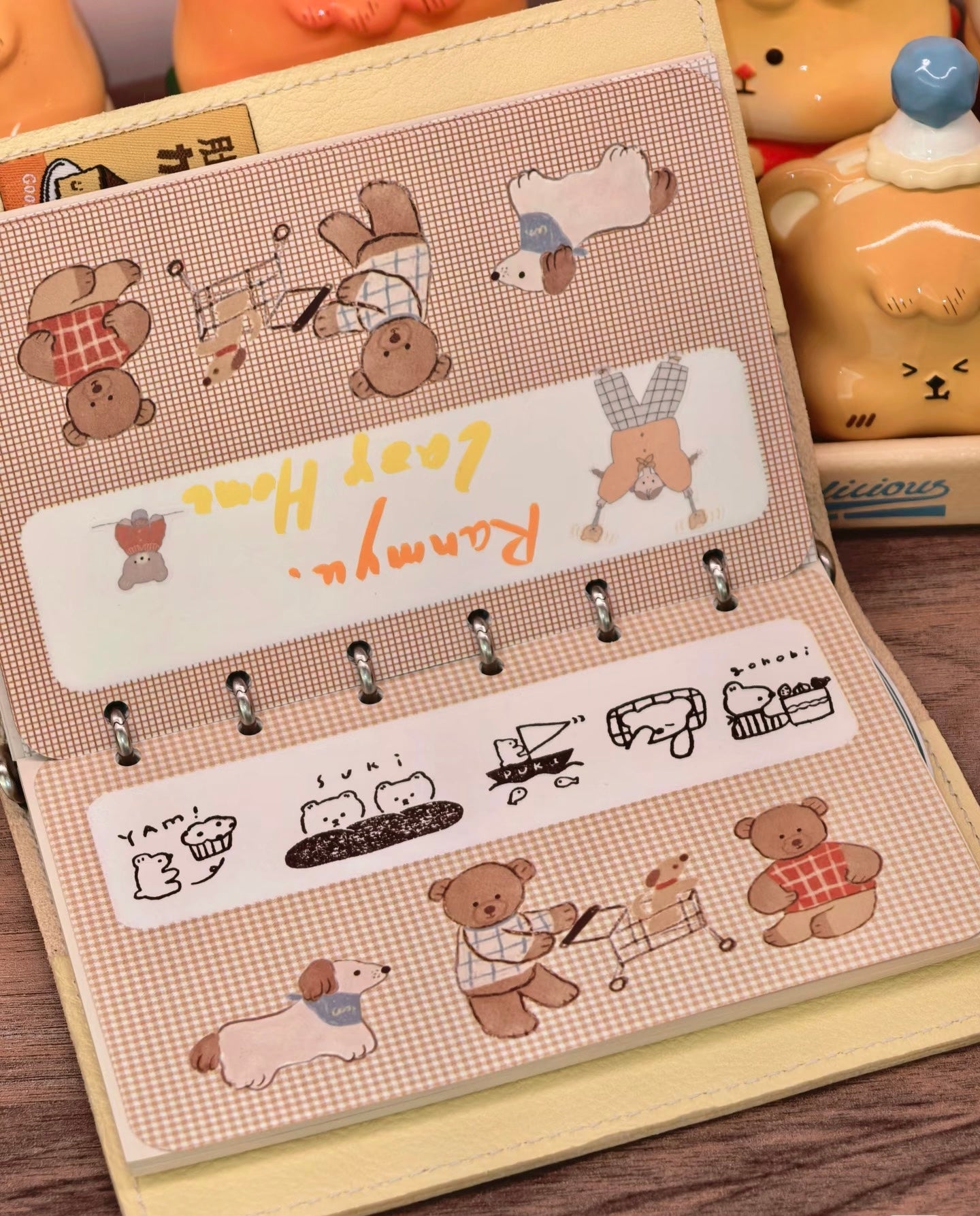 NEW! Lazy Home X Ranmyu - A7 Size | 30 Sheets Notebook Insert | Ephemera Paper