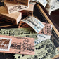 RARE TO FIND - Traveler | 4pcs Rubber Stamp set