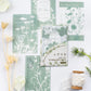 10 Sheets sticker - Flower Effected In Dream | Vellum Paper | Ephemera Paper