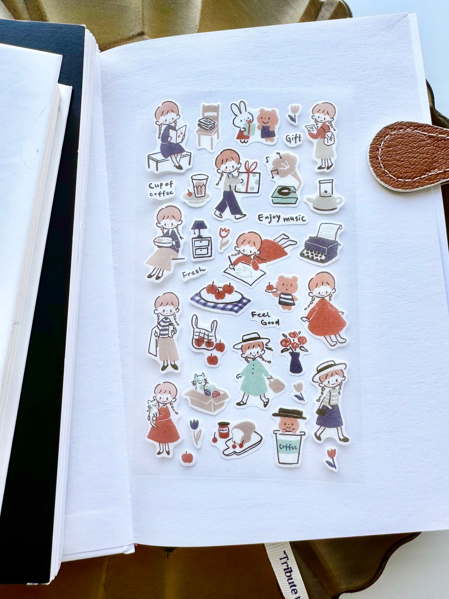 Molinta - Line & Color | Washi Paper | Die Cut | Sticker