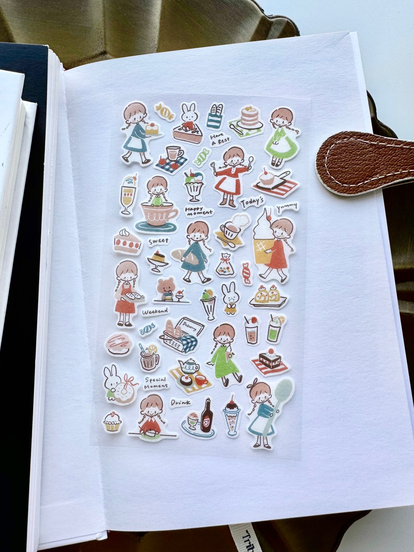 Molinta - Line & Color | Washi Paper | Die Cut | Sticker
