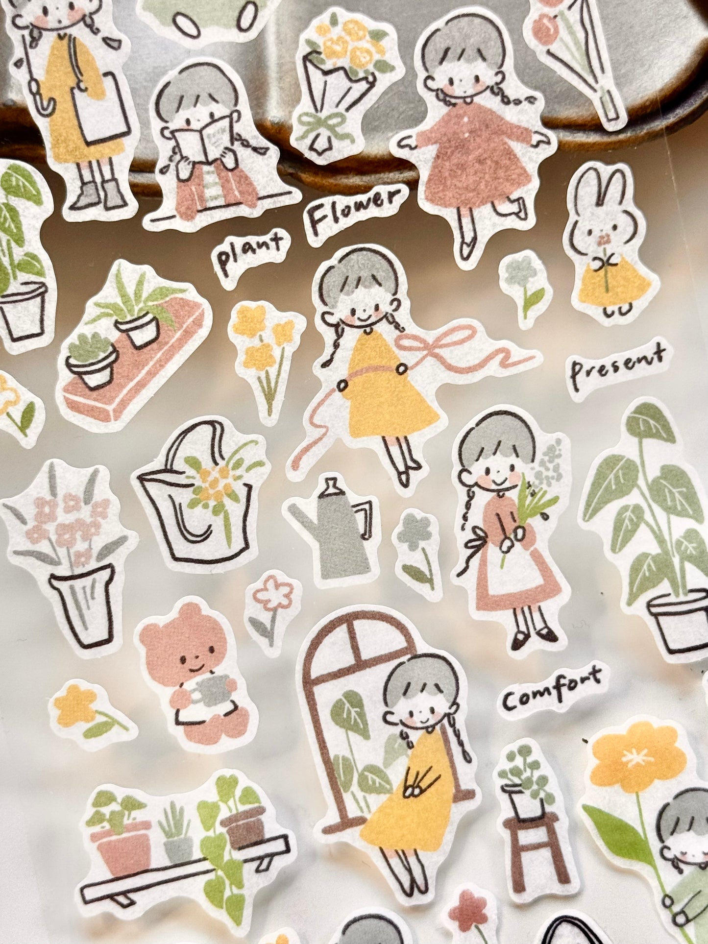 Molinta - Line & Color | Washi Paper | Die Cut | Sticker