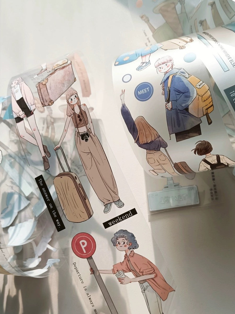 KAIXUN  - Stop-and-go | 6cm PET Tape |  Release Paper | 6M