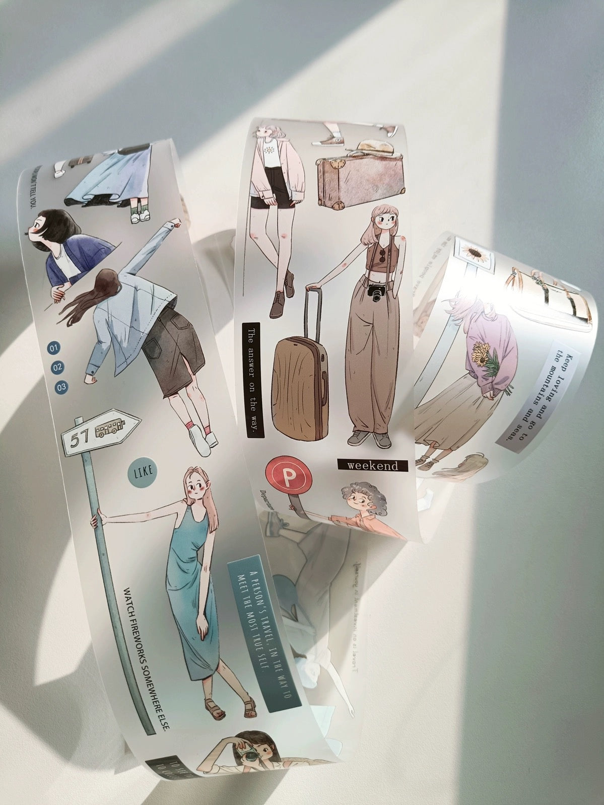 KAIXUN  - Stop-and-go | 6cm PET Tape |  Release Paper | 6M