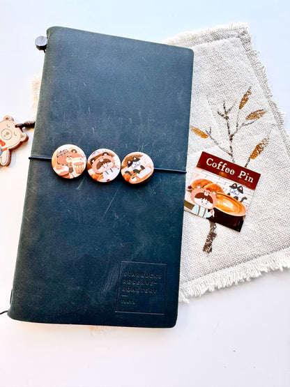 NEW! Fan Tuan Shop - Mini Coffee Pin | Decoration | Journaling Accessories