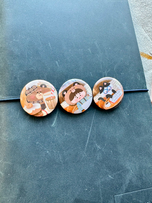 NEW! Fan Tuan Shop - Mini Coffee Pin | Decoration | Journaling Accessories