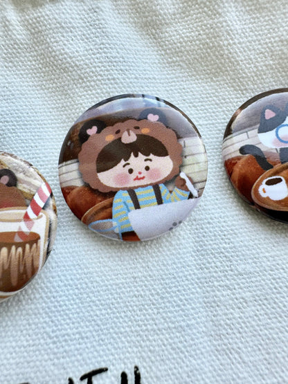 NEW! Fan Tuan Shop - Mini Coffee Pin | Decoration | Journaling Accessories