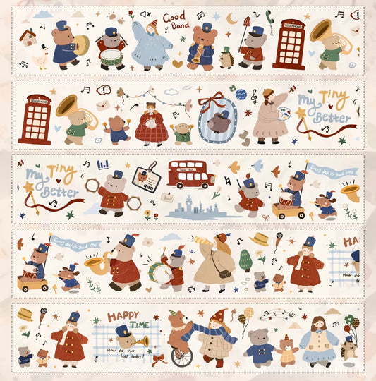 NEW! Yier Studio - Vol.6 Ode to Joy | Kiss-cut | 5cm Tape | Release Paper | 5M