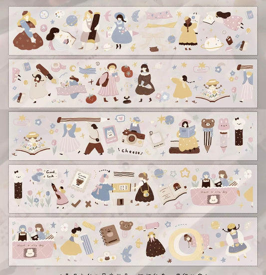 NEW! Yier Studio - Vol.6 Stationery Planet | Kiss-cut | 4.5cm Tape | Release Paper | 5M