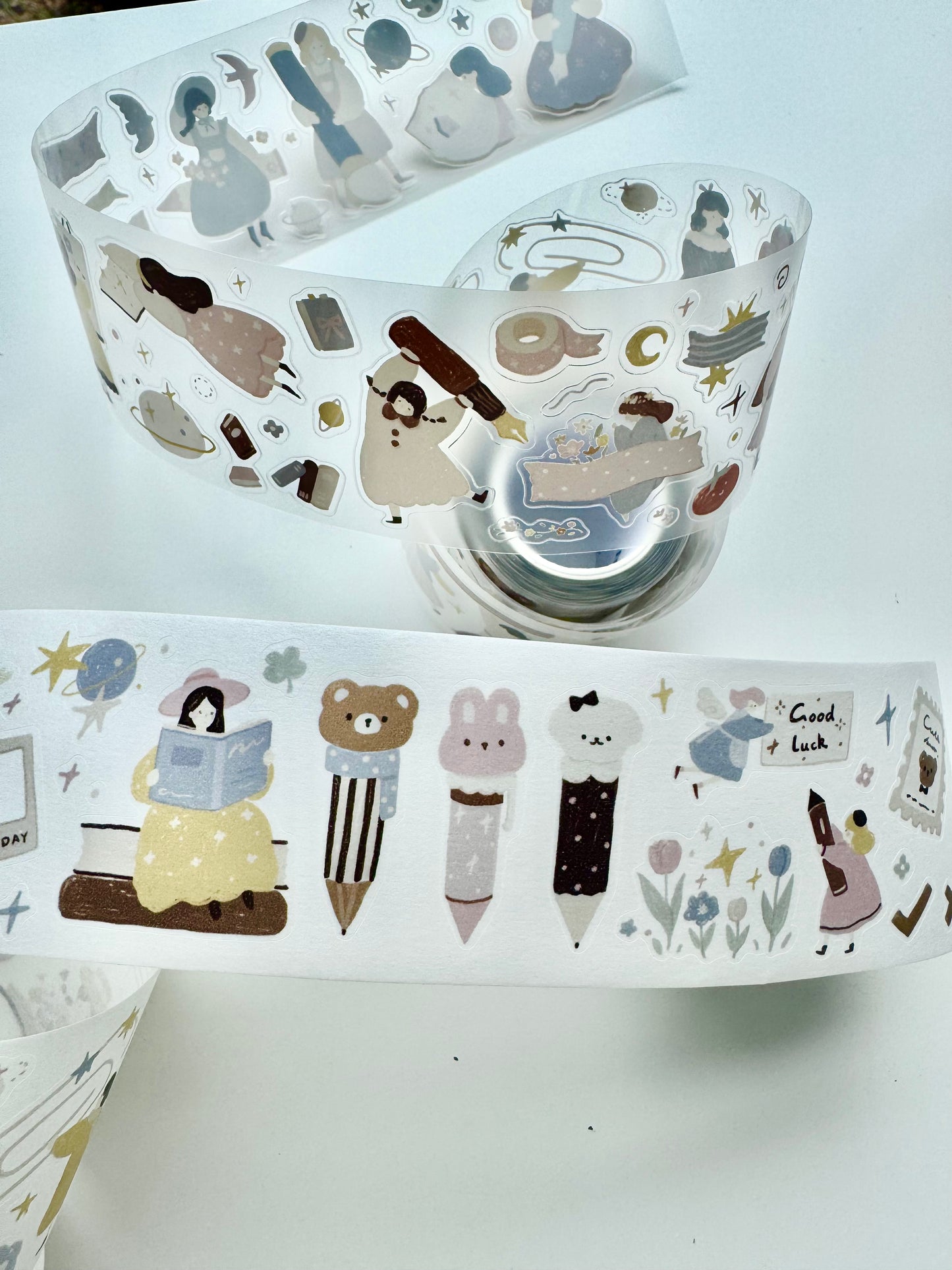 NEW! Yier Studio - Vol.6 Stationery Planet | Kiss-cut | 4.5cm Tape | Release Paper | 5M